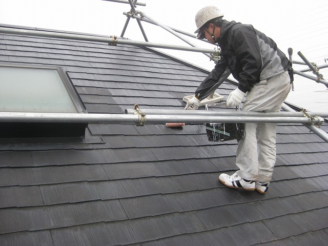 シーラーの下塗り